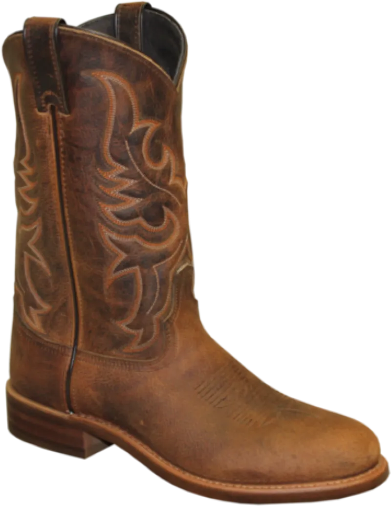 'Abilene' Men's 11" Bison Stockman Boot - Brown