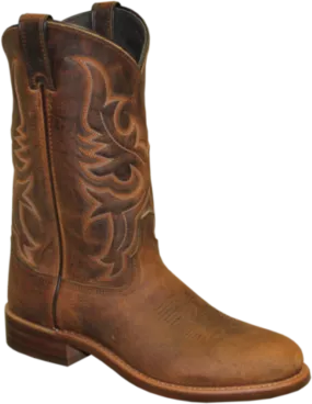 'Abilene' Men's 11" Bison Stockman Boot - Brown