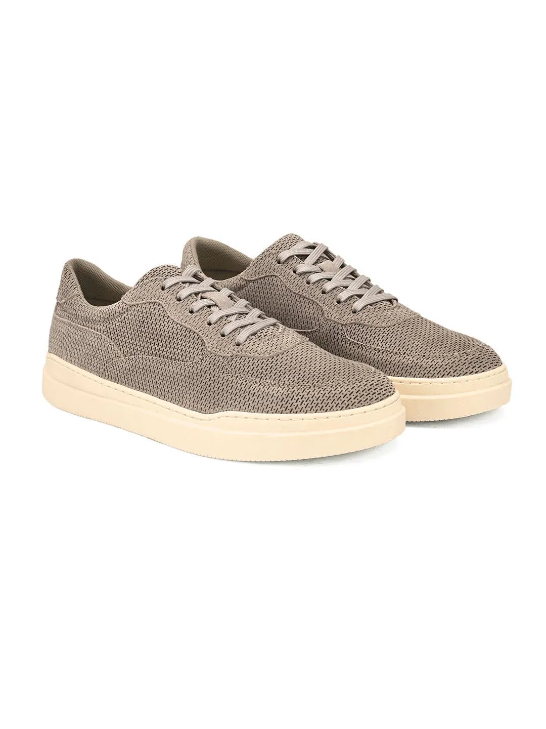 Alberto Torresi Lightweight Mesh Taupe CasualShoes  For Men