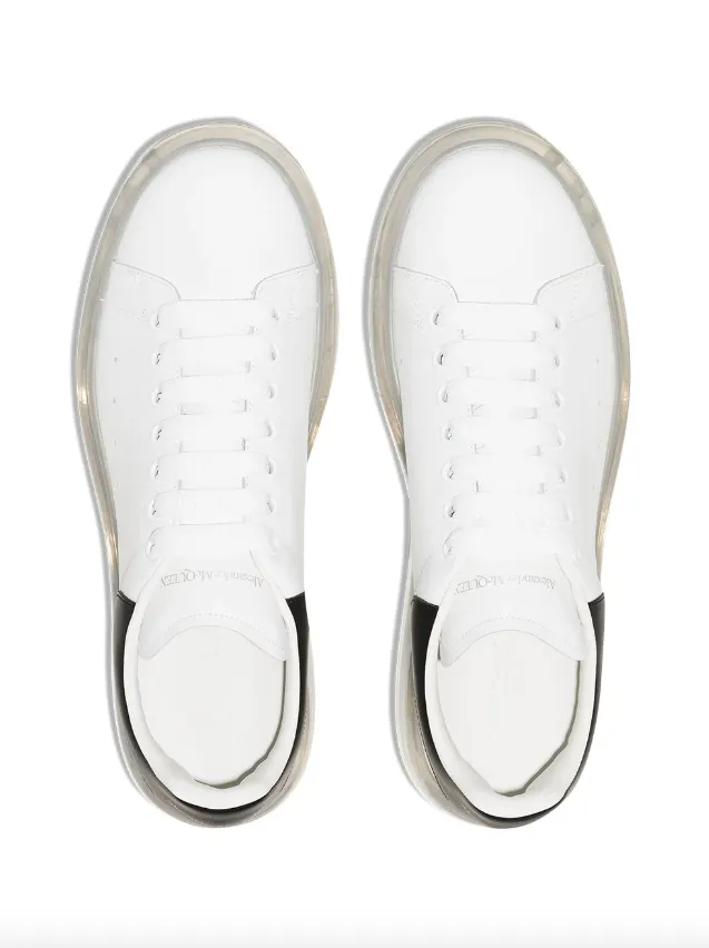 Alexander McQueen oversized transparent sole sneakers