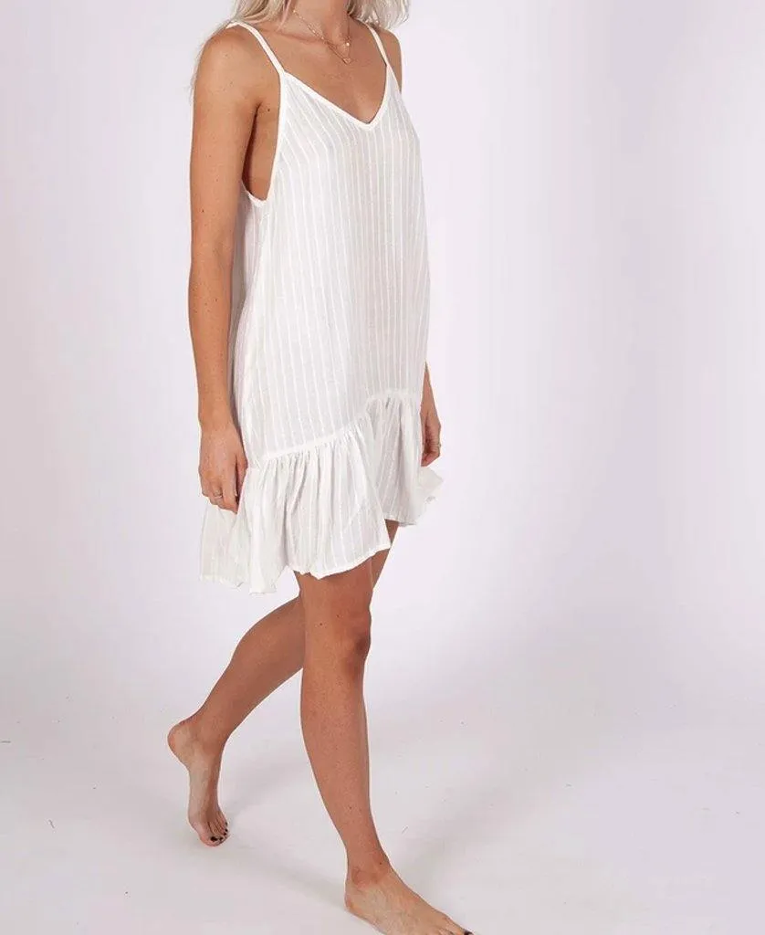 Amy Dress | Stripe Linen