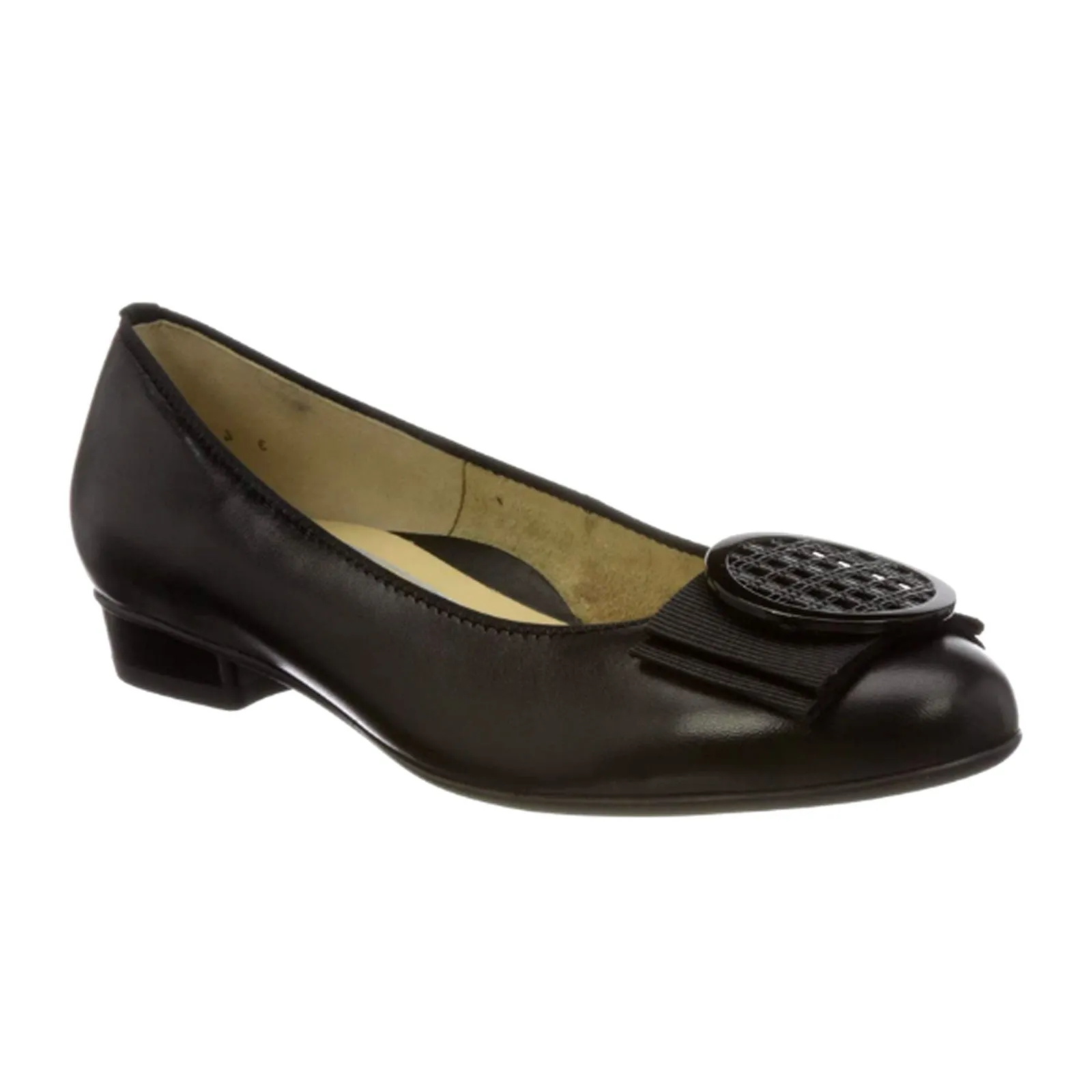 Ara Bambi Pump (Women) - Black Nappa Leather