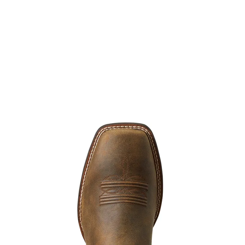 'Ariat' Men's 11" Brander Western Square Toe - Bear Brown