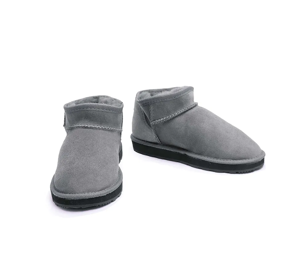 Australian Made Sheepskin Wool Ankle Boots Ultra Mini