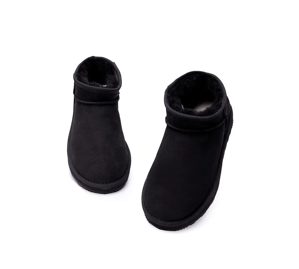 Australian Made Sheepskin Wool Ankle Boots Ultra Mini