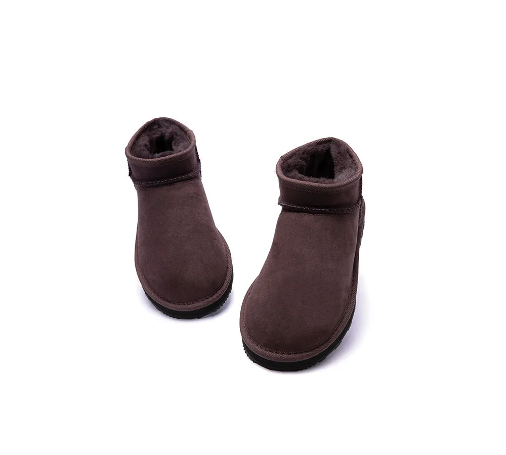 Australian Made Sheepskin Wool Ankle Boots Ultra Mini