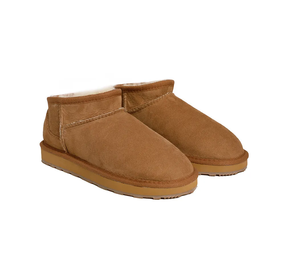 Australian Made Sheepskin Wool Ankle Boots Ultra Mini