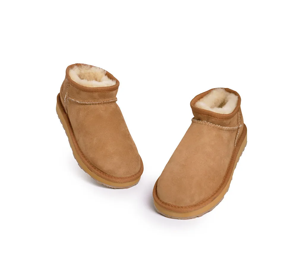 Australian Made Sheepskin Wool Ankle Boots Ultra Mini