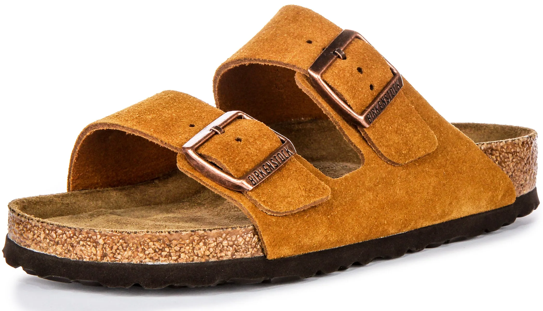 Birkenstock Arizona Soft Footbed In Mink | Regular Fit