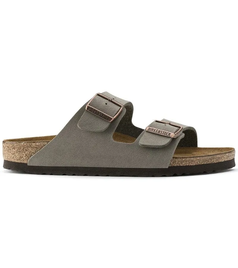 Birkenstock Womens Arizona Soft Footbed Stone Slip On Sandal - 151213