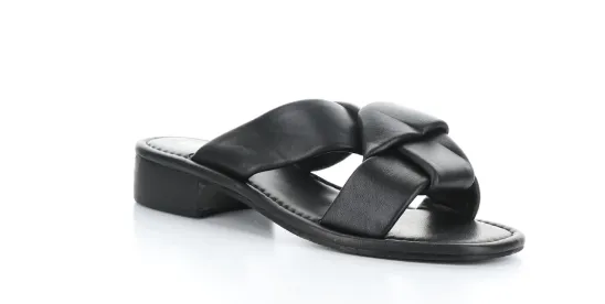 Bos & Co Knick Sandals | Cream   Black