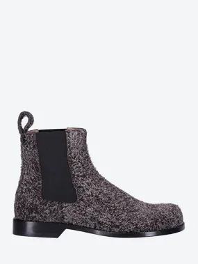 Brushed suede campo chelsea boots