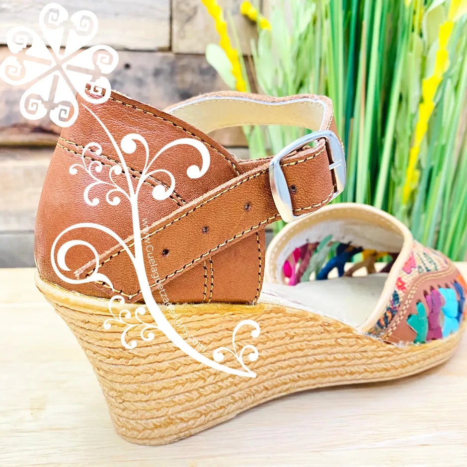 Buckle Wedges Women Shoes - Butterfly