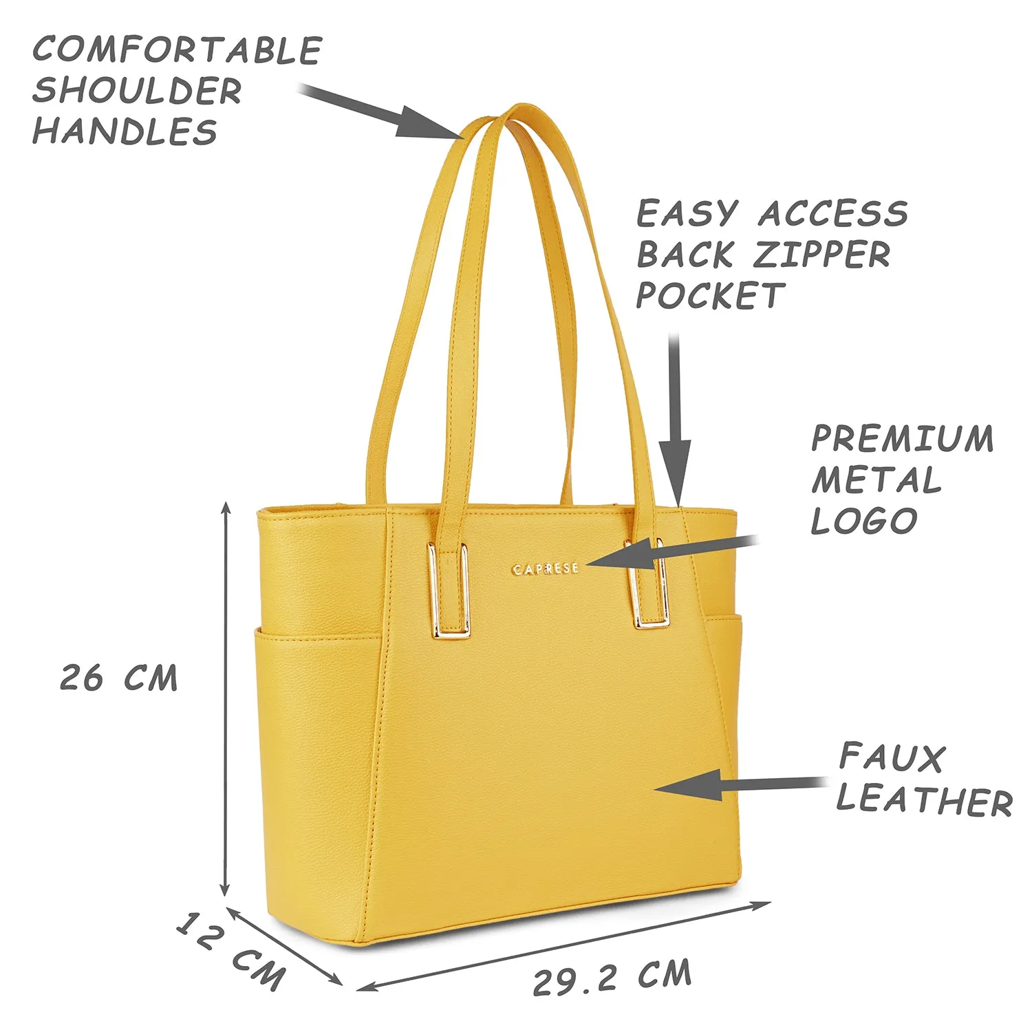 Caprese Cora Tote Large Ochre