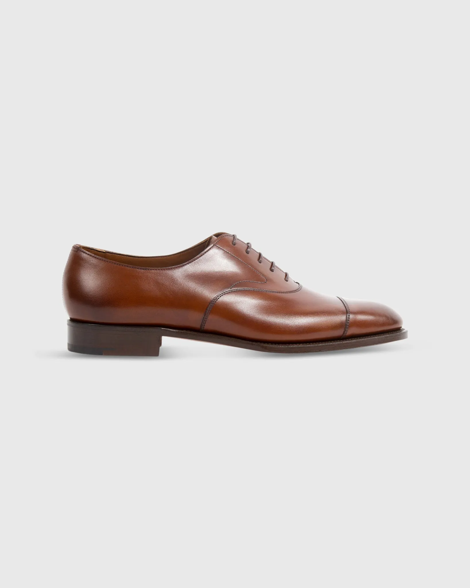 Chelsea Cap-Toe Oxford Shoe in Dark Oak Antique Calfskin