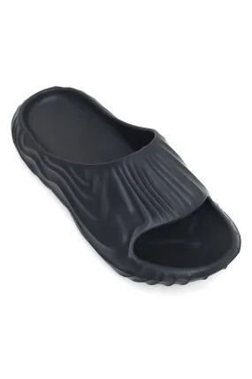 CHIC WOMEN COMFORT SLIDES-BLACK