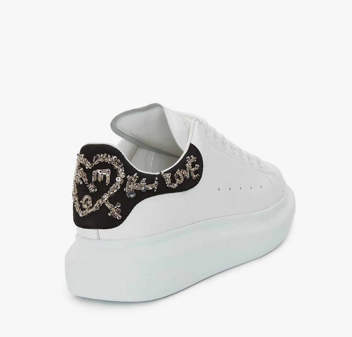 Crystal Tab ES Sneakers, White/Black