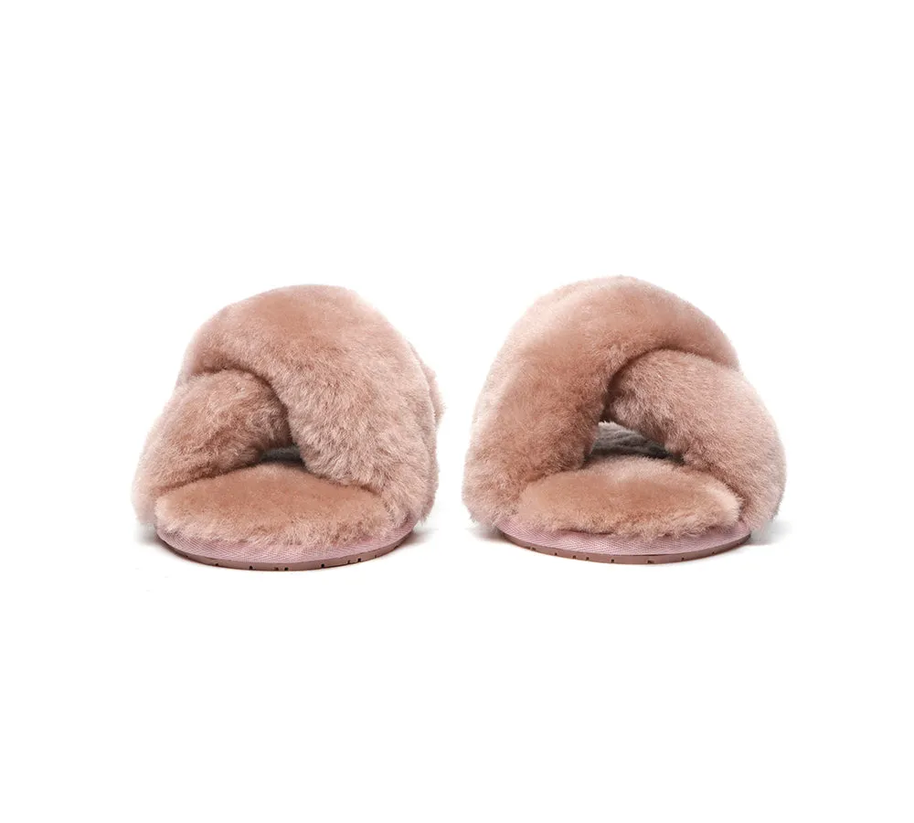 Fluffy Crossover Slides Linty Limited Edition