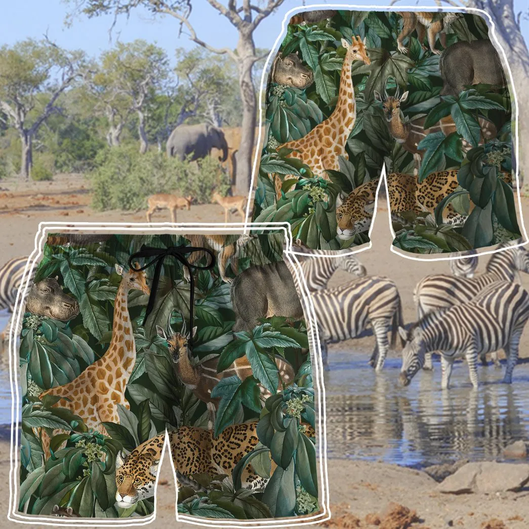 Gearhuman 3D African Wild Animal Shorts