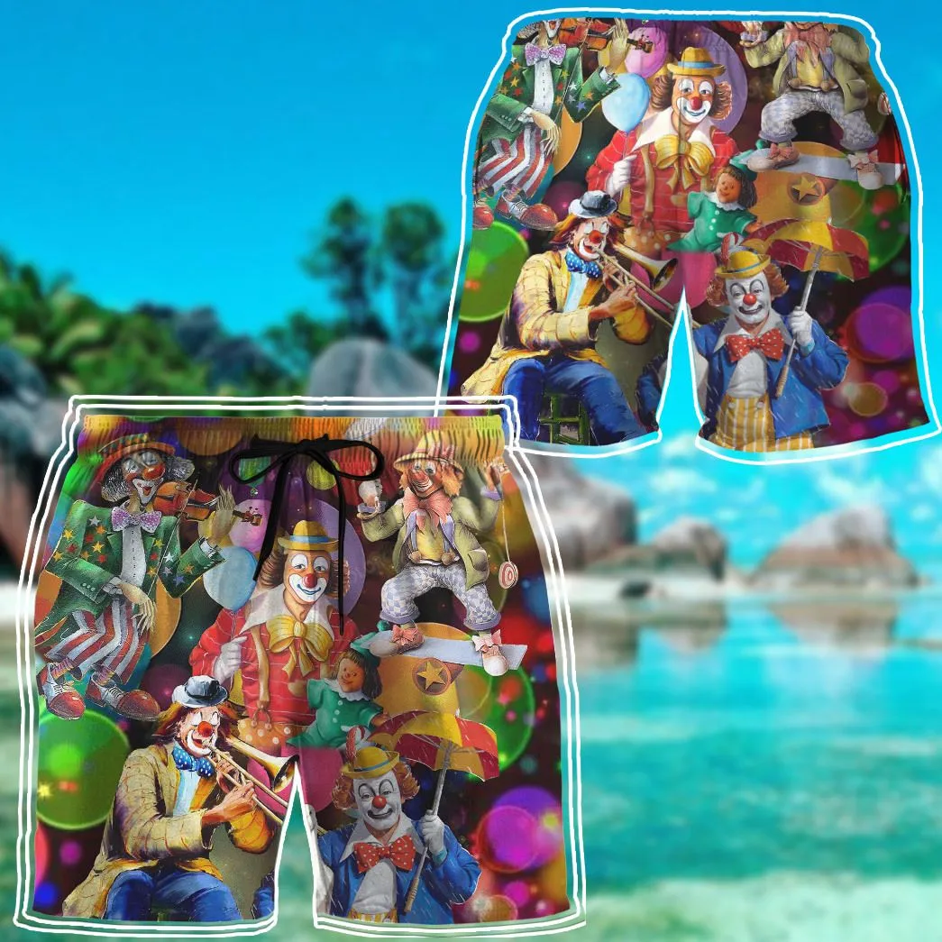 Gearhuman 3D Funny Clowns Shorts