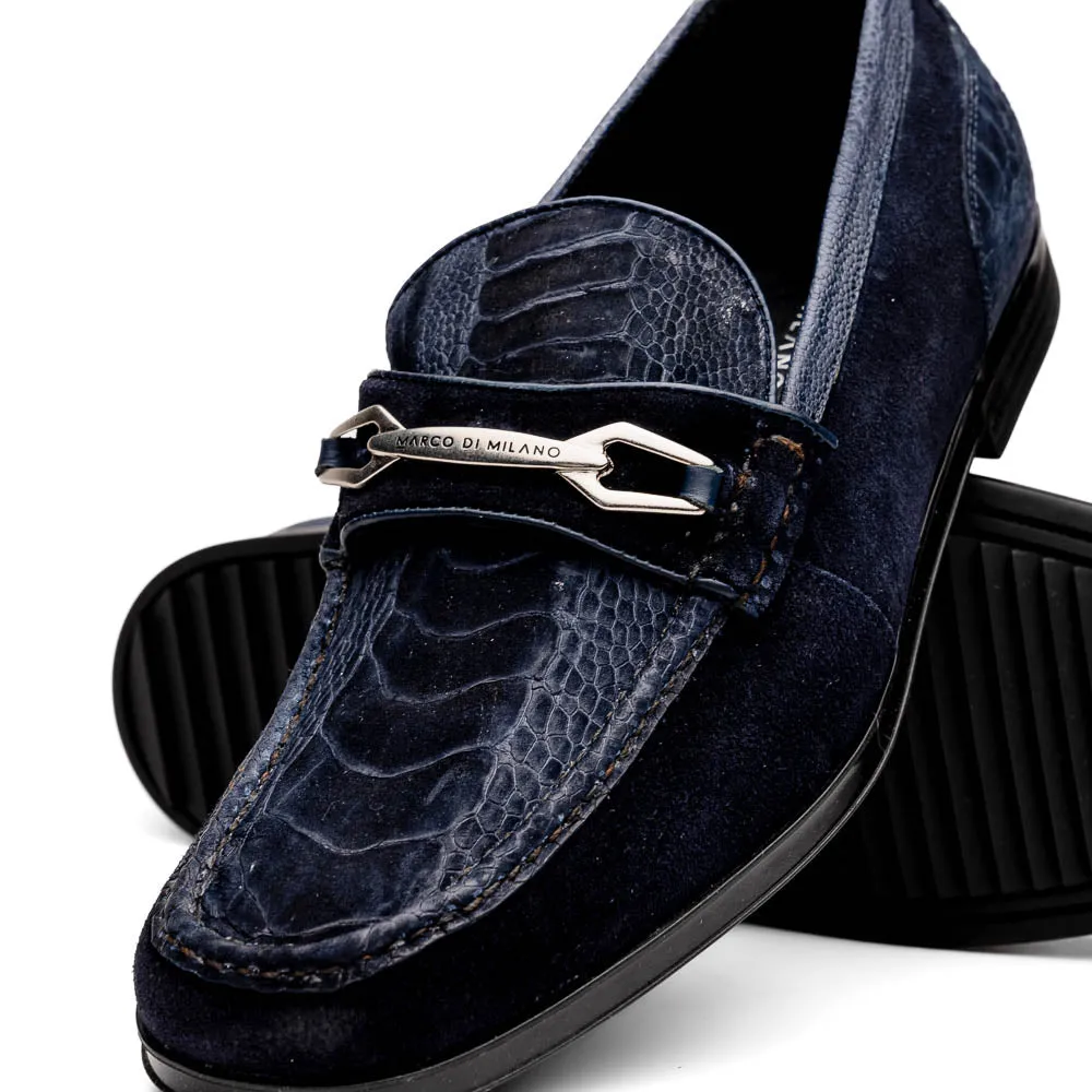 Hugo Ostrich - Navy Blue