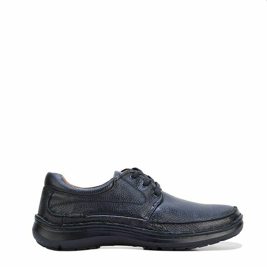 Hush Puppies Borrow Shoes Lace Up Black Extra Wide Casual Dress Shoes