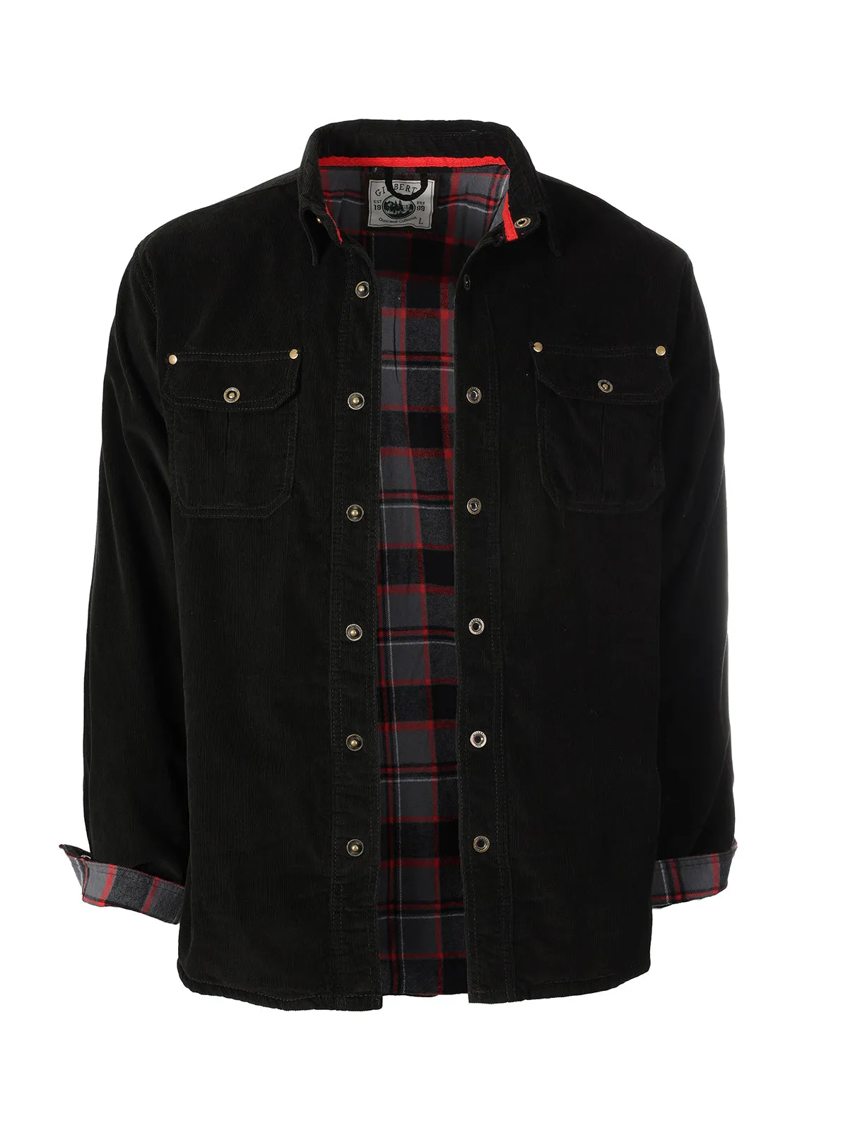 Men's Corduroy Jacket with Flannel Lining