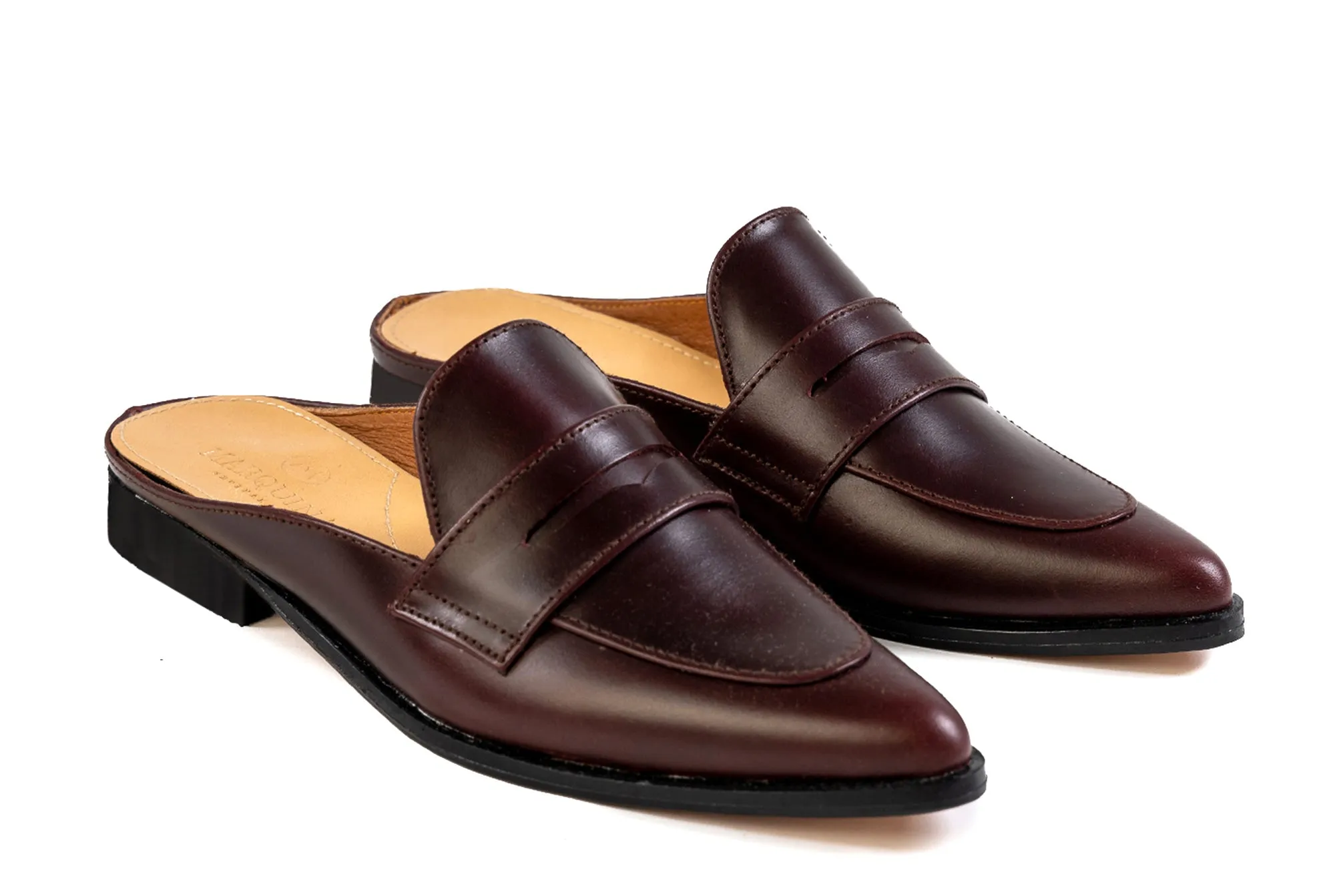 Posh Penny Loafer - Oxblood Burgundy