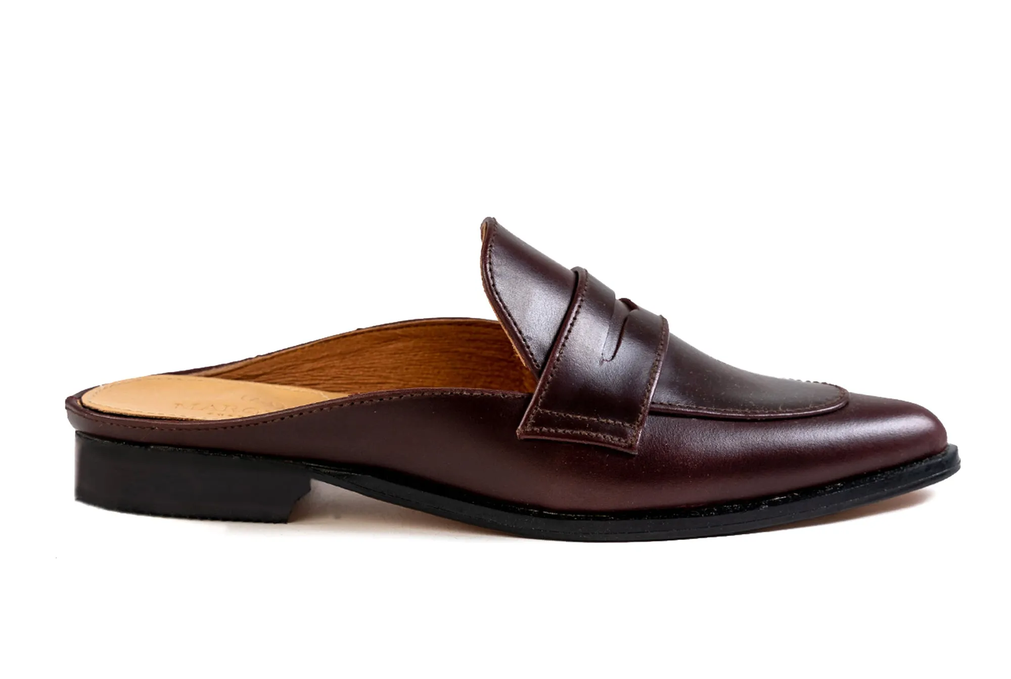 Posh Penny Loafer - Oxblood Burgundy