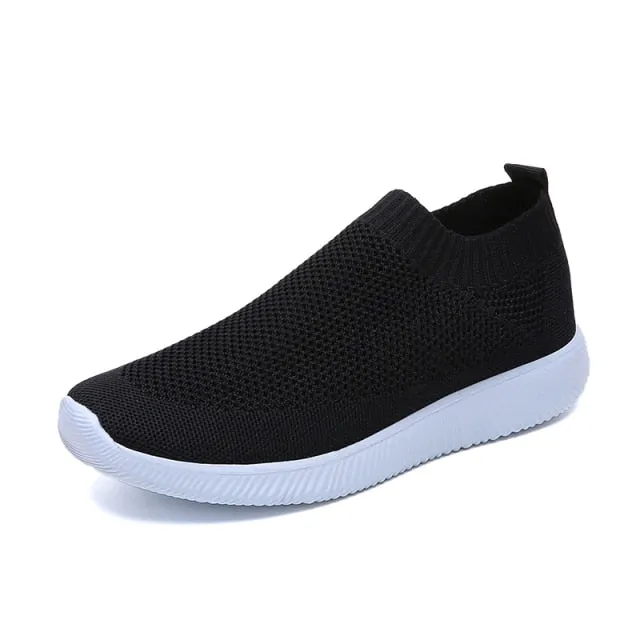 RIMOCY Breathable Mesh Platform Soft Ladies Sneakers