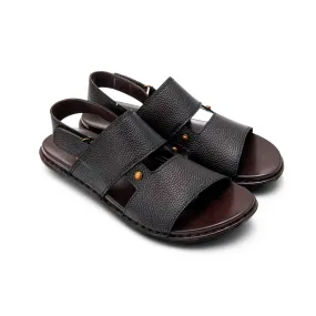 Side Bot Men Leather Sandals