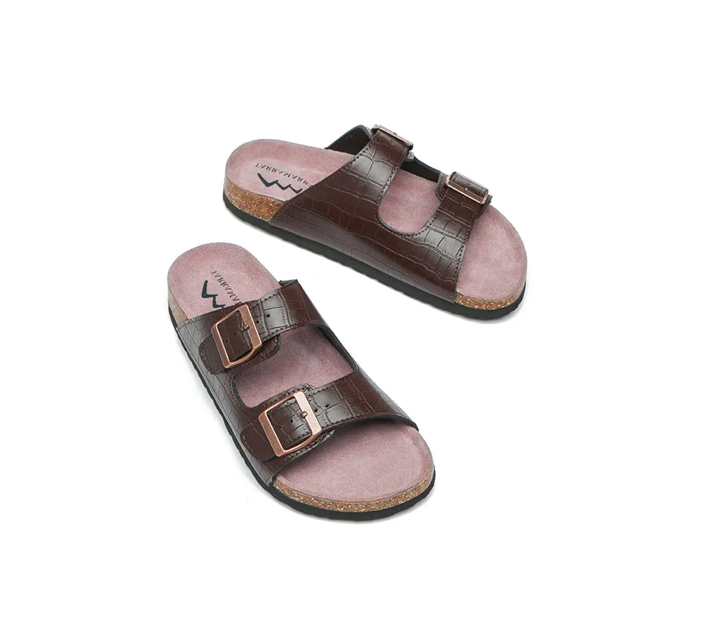 Summer Beach Sandals Unisex Embossed Slip-On Slides Oliver