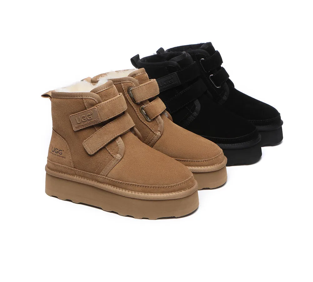 UGG Platform Boots Women Hook And Loop Lightweight Vigour