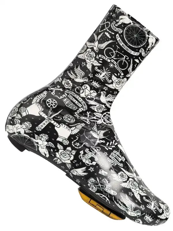 Velo Tattoo Cycling Shoe Covers